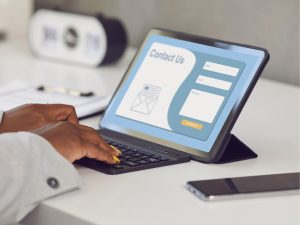 Create a contact page for your website