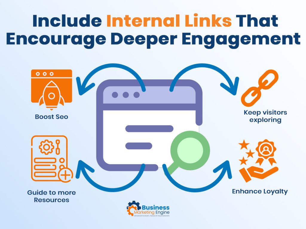 Include Internal Links That Encourage Deeper Engagement